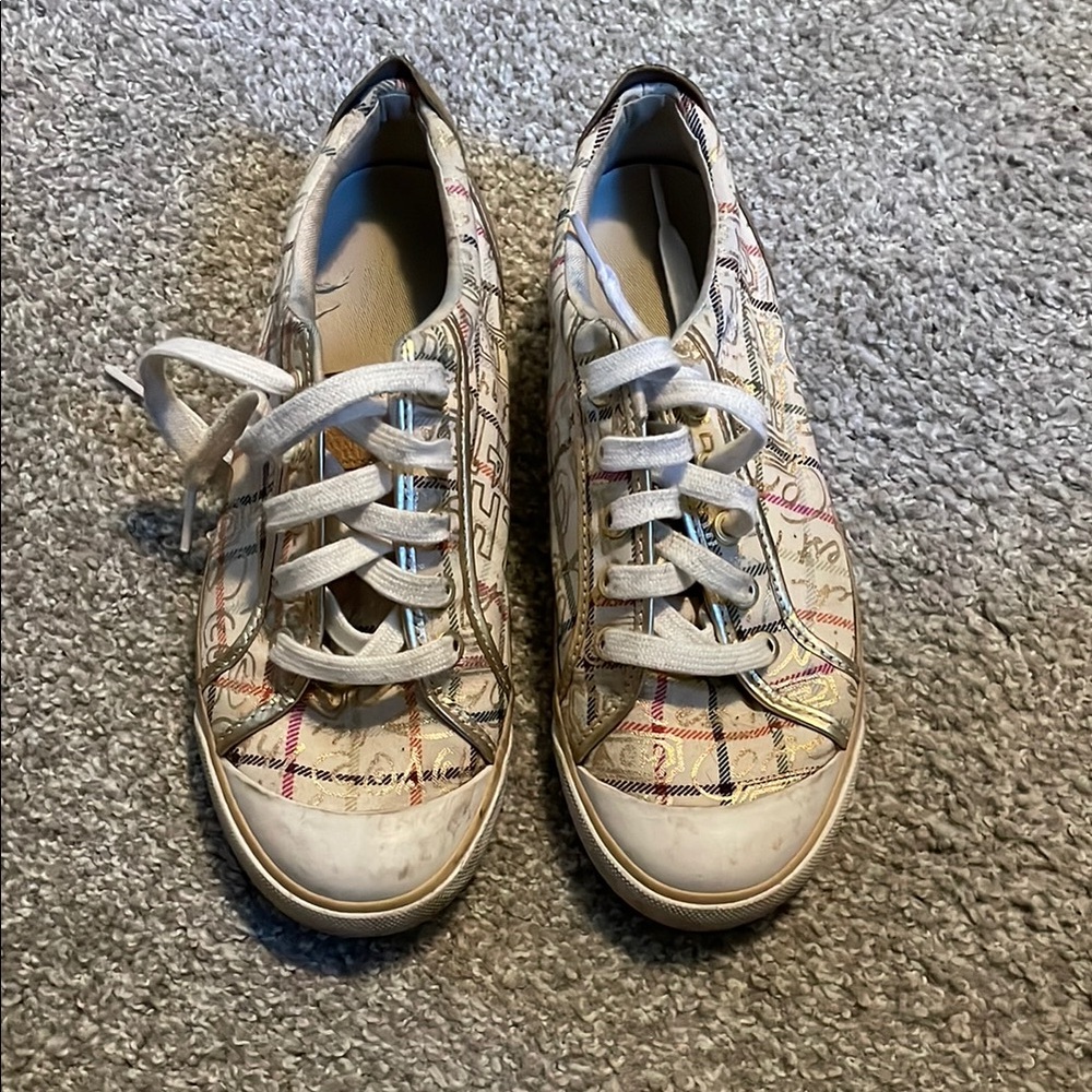 COACH Barrett graffiti shoes
